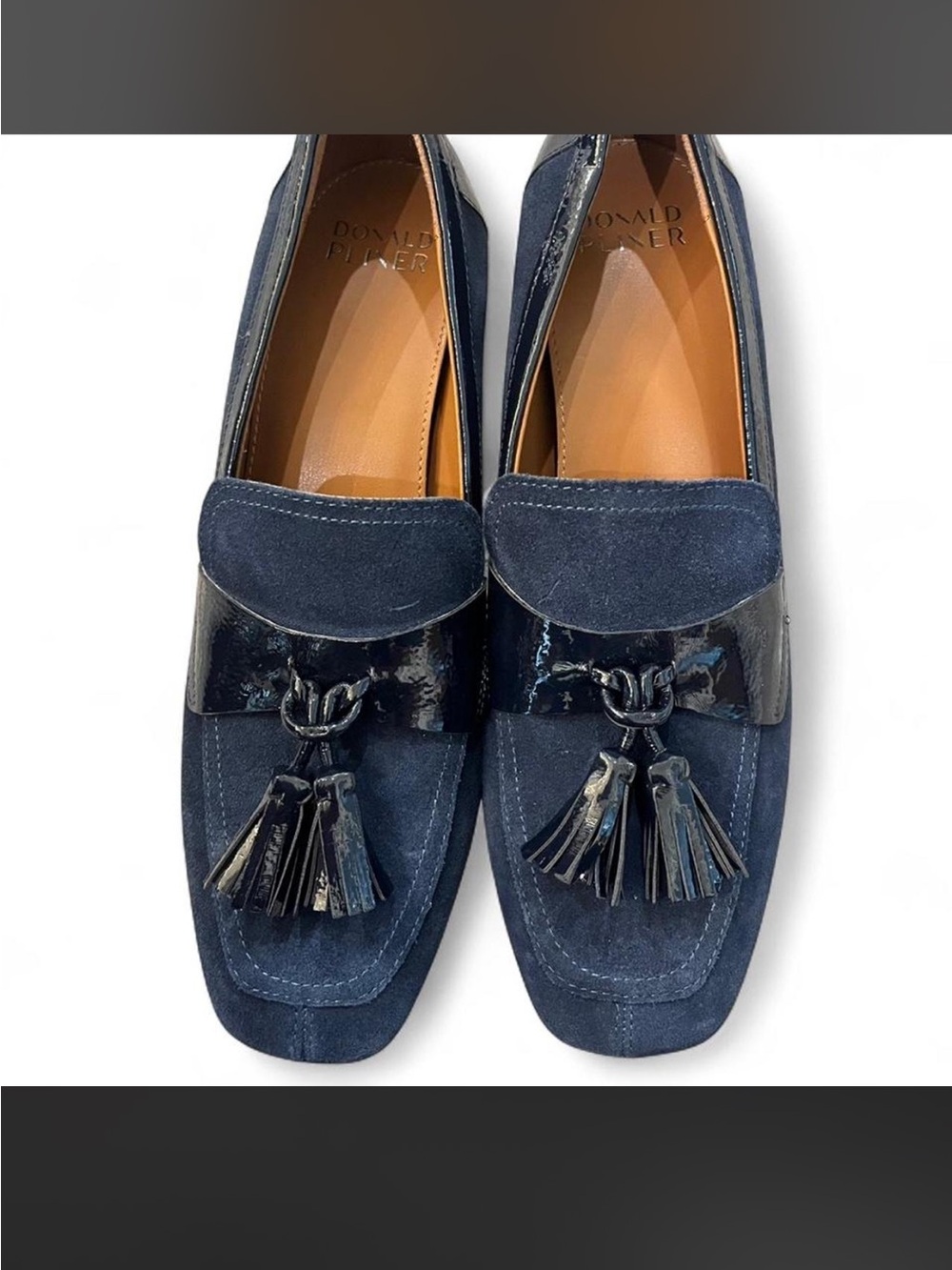 NWOT Donald Pliner size 7.5 Kressida Loafer heel. - Picture 2 of 3